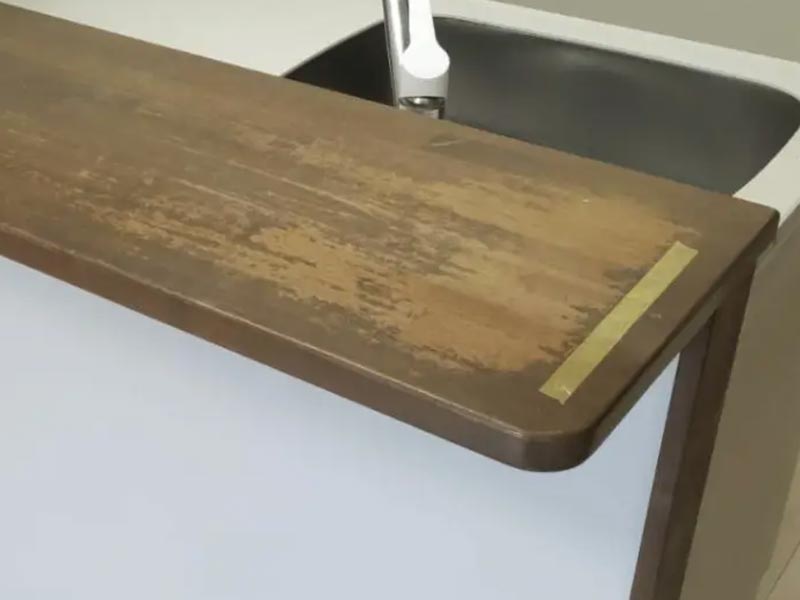 カウンターのリペア