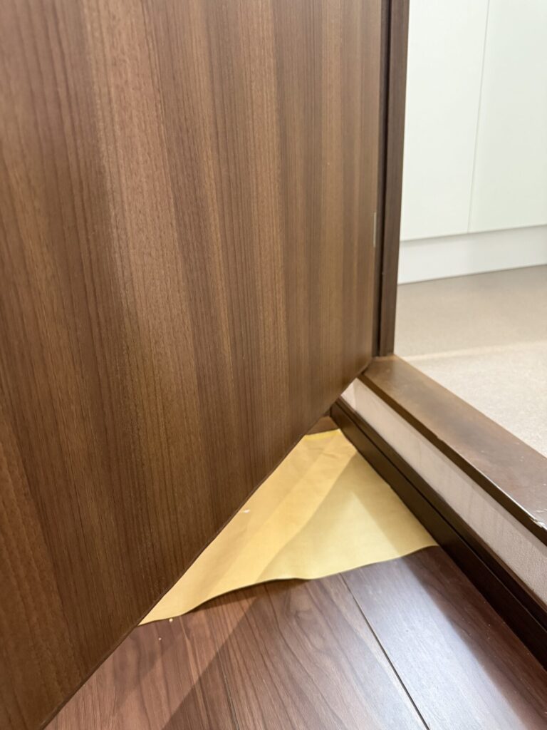 ドア表面剥がれ補修後