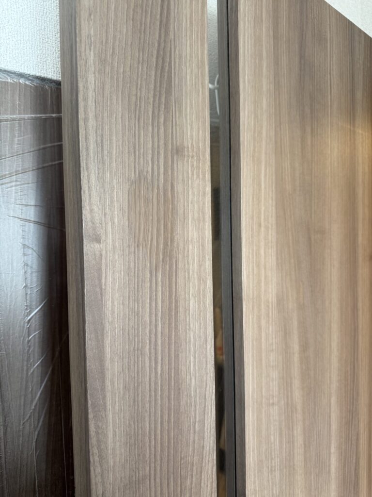 ドア陥没穴補修後